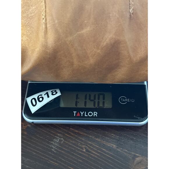 VTG Silvia y Mario Argentina Leather Jacket XL Carmel Mock Collar Full Zip Moto - Picture 14 of 14